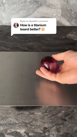 Titanium Chopping Board – Durable, Scratch-Resistant, Compact