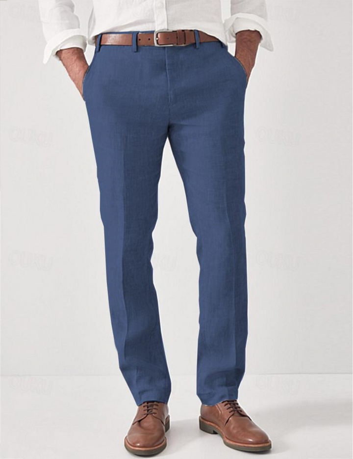 Comfortable Linen Men's Trousers – Elias