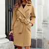 Women’s Belted Wrap Long Coat