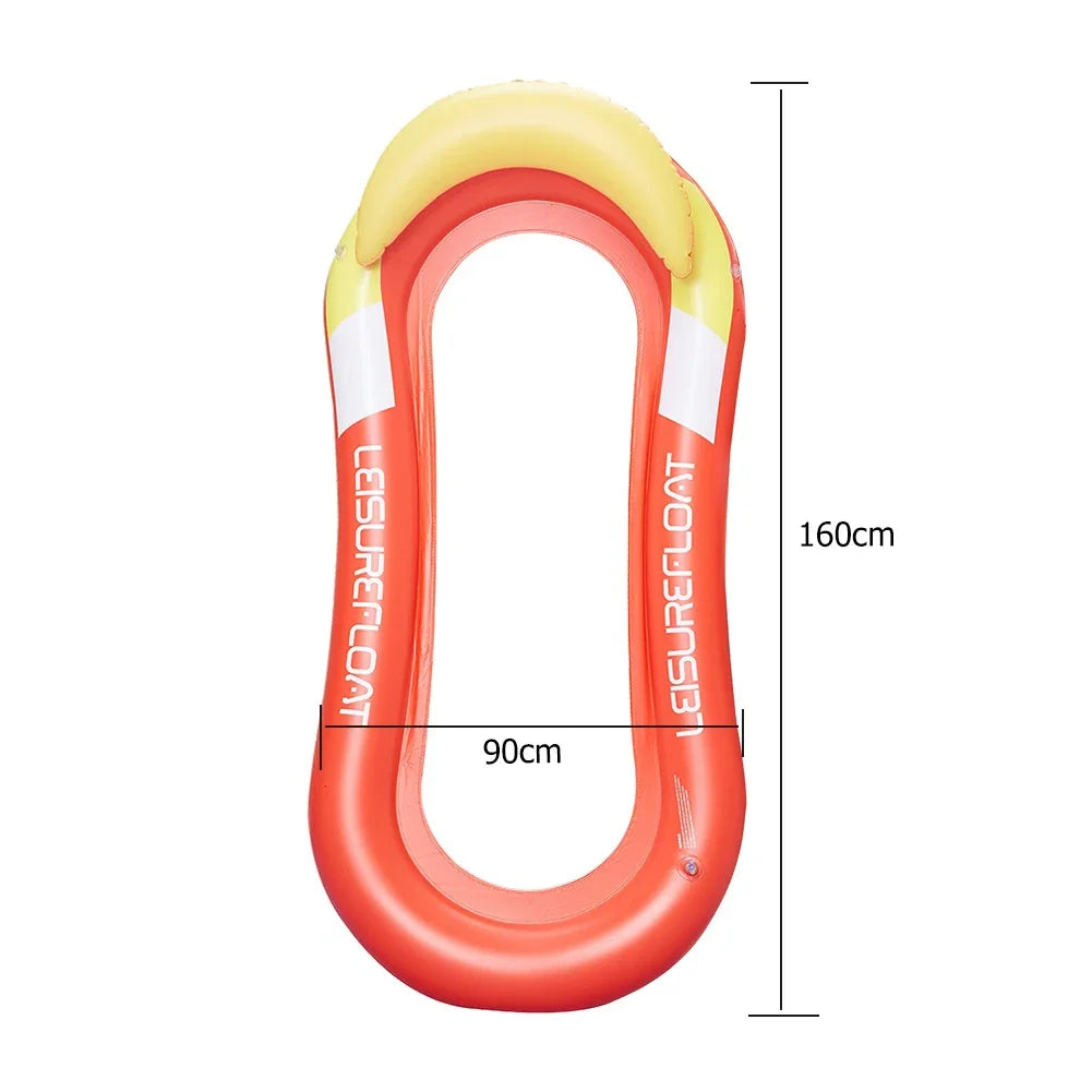 Luxury Inflatable Water Hammock - Comfortable Floating Bed for Pool and Beach