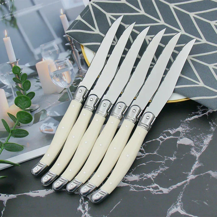 IvoryElegance – Luxury Laguiole Cutlery Set with Timeless Style
