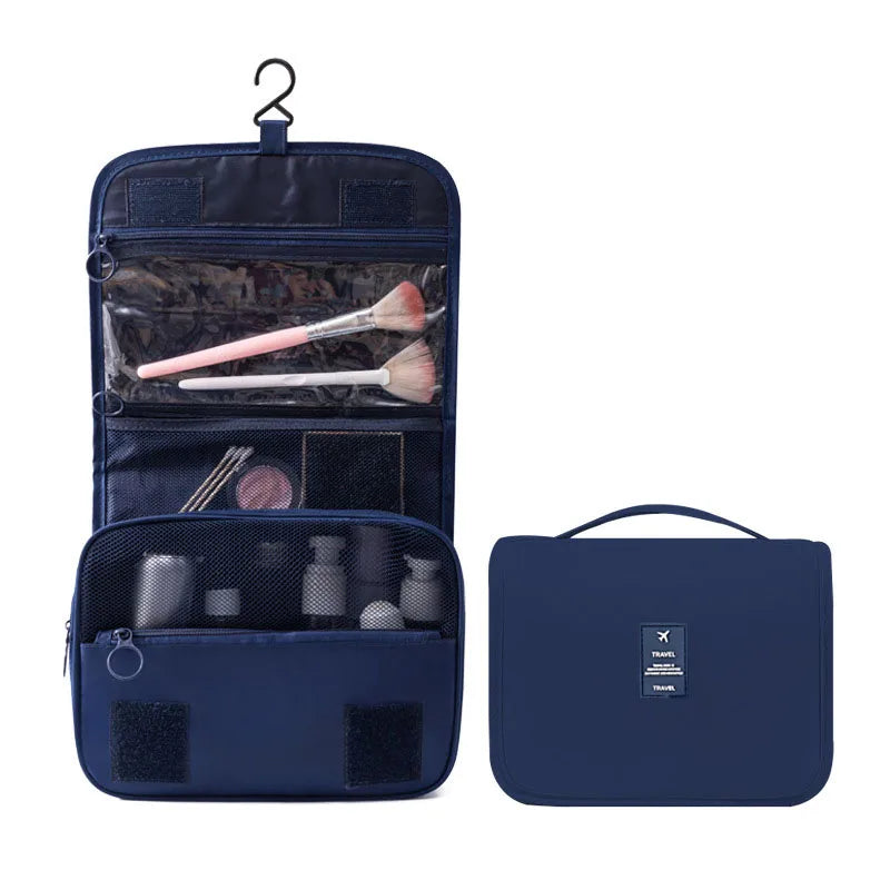 Hanging Travel Toiletry Bag | 6 Compartments & Wet Pocket | Compact & Versatile | Waterproof Polyester