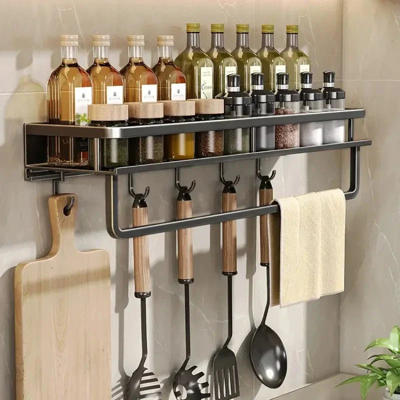 Modern Black Kitchen Shelf – MetroRack