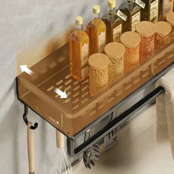Modern Black Kitchen Shelf – MetroRack