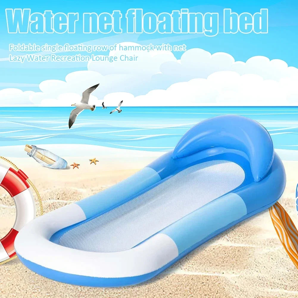 Luxury Inflatable Water Hammock - Comfortable Floating Bed for Pool and Beach