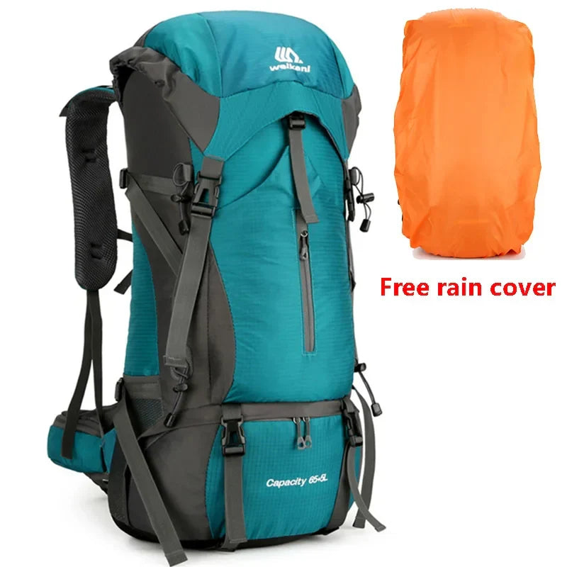 Alpivento 70L Trekking Backpack | Waterproof Camping Backpack with Rain Cover | Large Outdoor Backpack for Hiking, Mountaineering and Travel Brand: