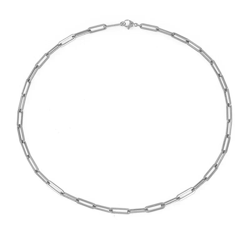 Refined white gold necklace with subtle shine