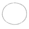 Refined white gold necklace with subtle shine