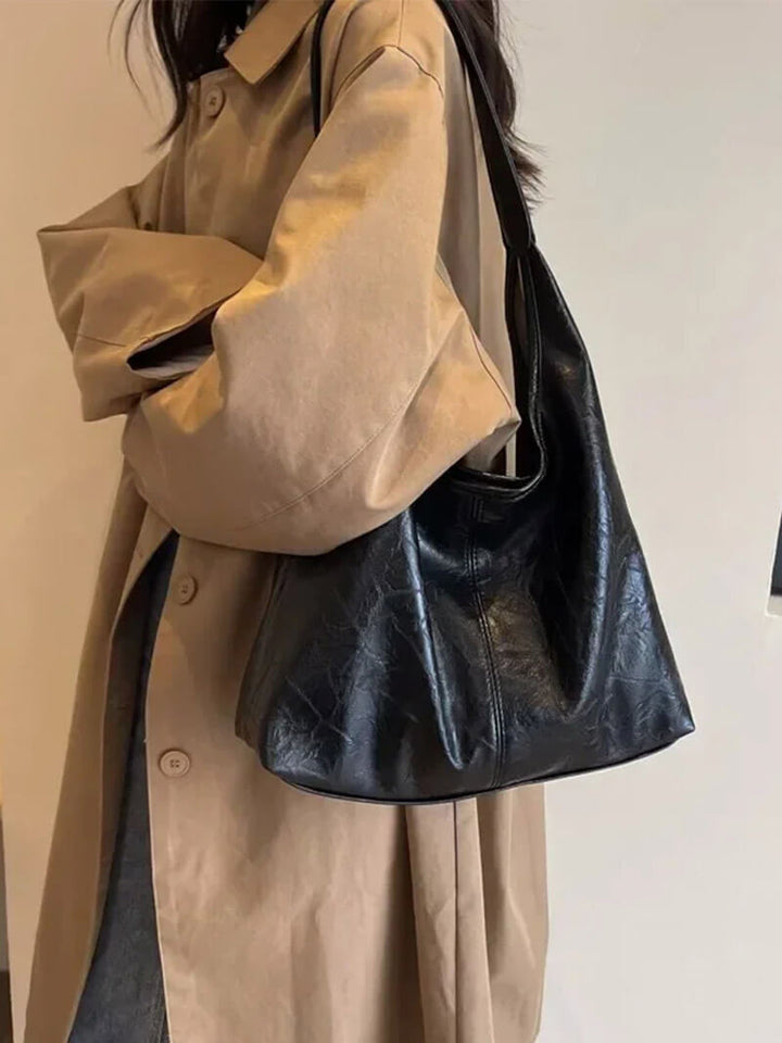Women's Leather Shoulder Bag with Minimalist Design – Luxury Accessory for Everyday Use
