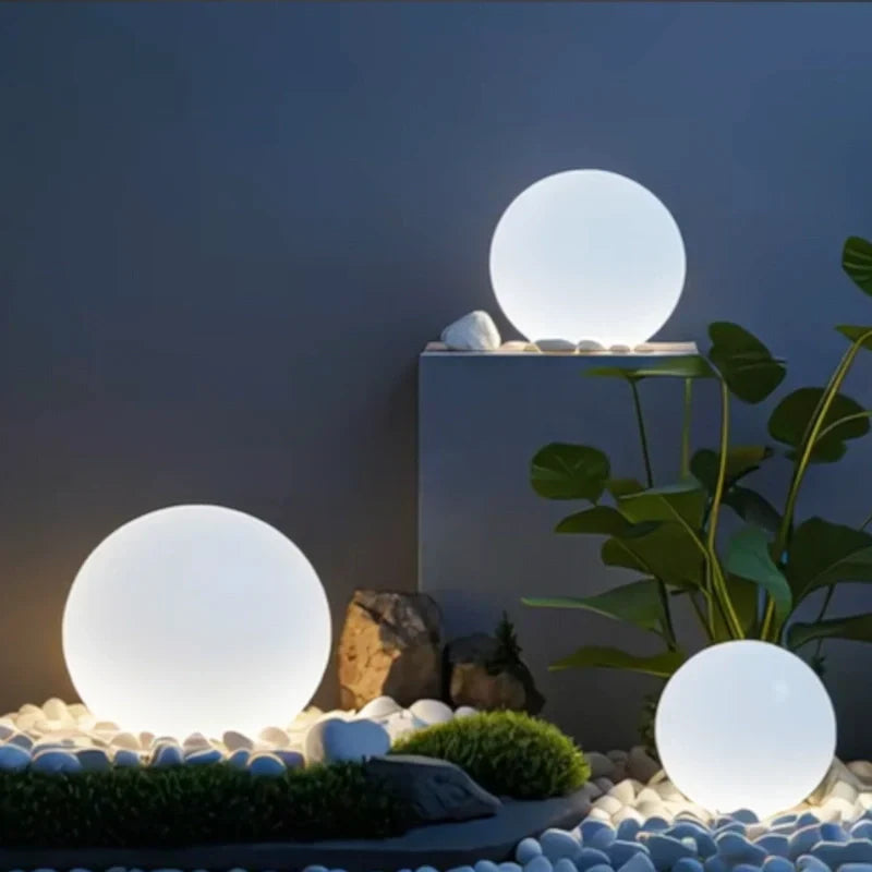Spherical Garden Light Colour‑Changing LED