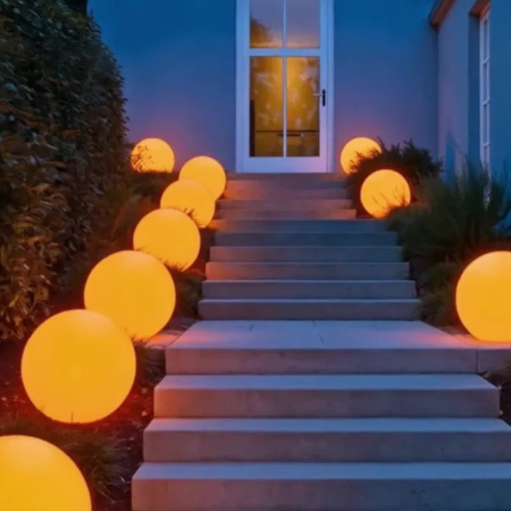 Spherical Garden Light Colour‑Changing LED