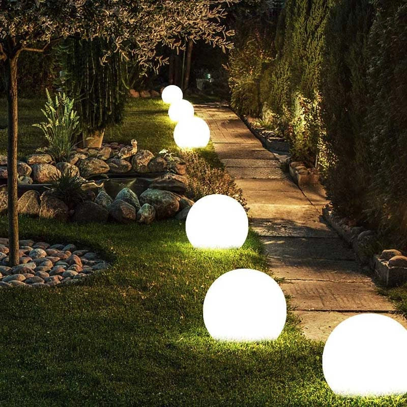 Spherical Garden Light Colour‑Changing LED