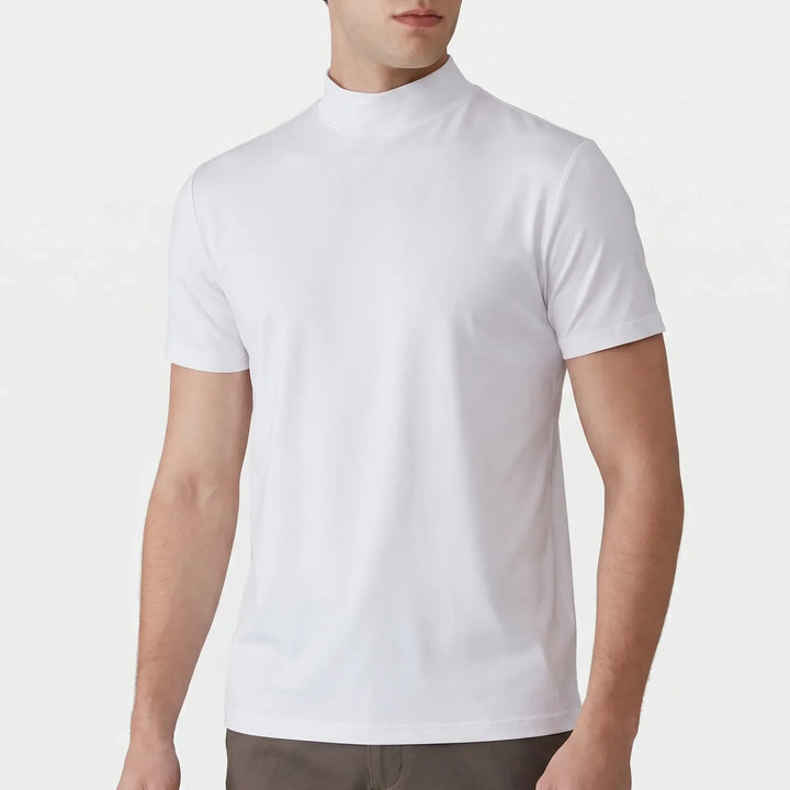 Sports shirt with stand-up collar