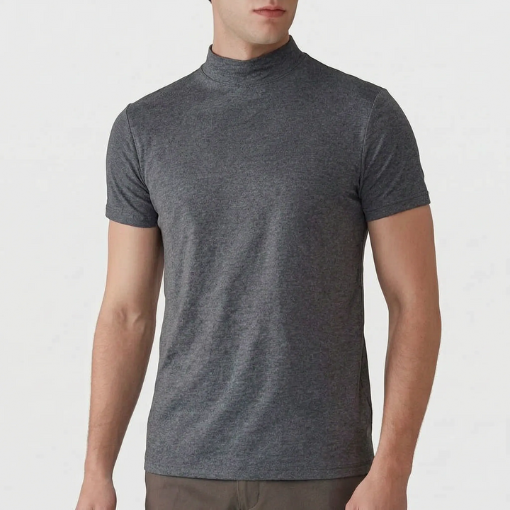 Sports shirt with stand-up collar