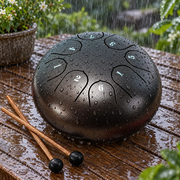 Steel Tongue Drum for Making Music Without Experience