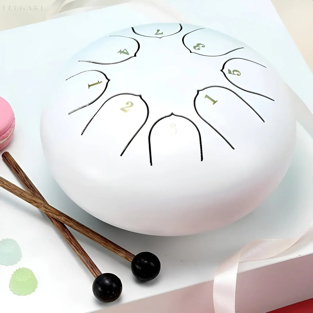 Steel Tongue Drum for Making Music Without Experience