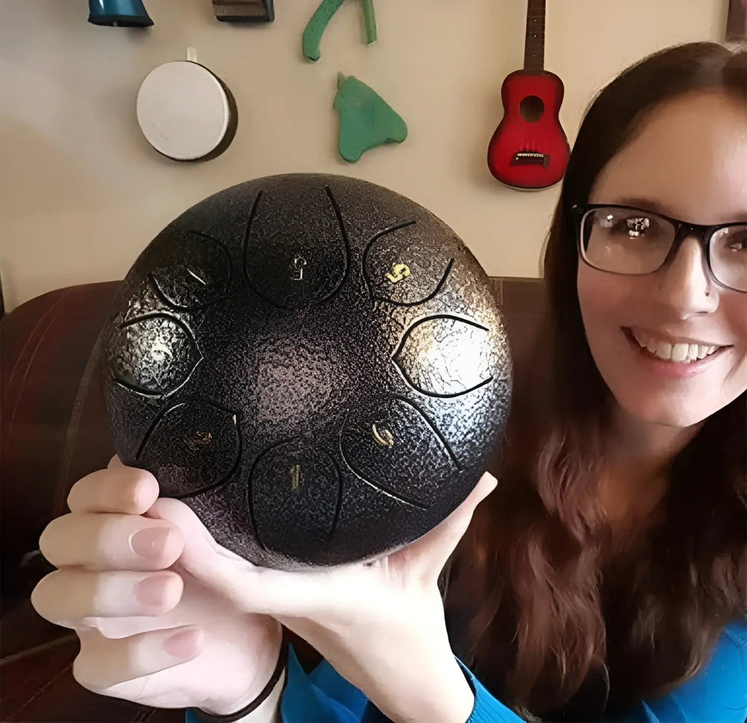 Steel Tongue Drum for Making Music Without Experience