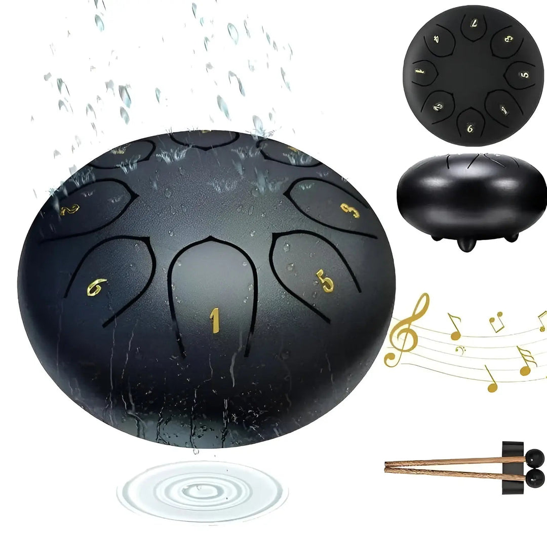 Steel Tongue Drum for Making Music Without Experience