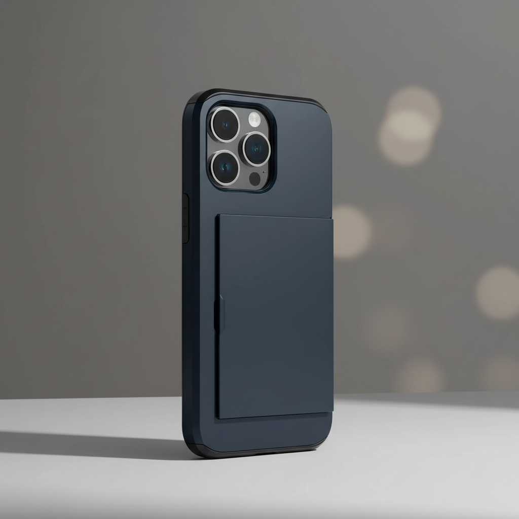 Shockproof TPU Polycarbonate Card Holder Case - CardaShield