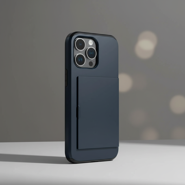Shockproof TPU Polycarbonate Card Holder Case - CardaShield