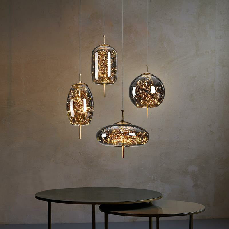 AstraGlow Modern Suspension Light | Luxury LED Pendant Lamp for Bedside