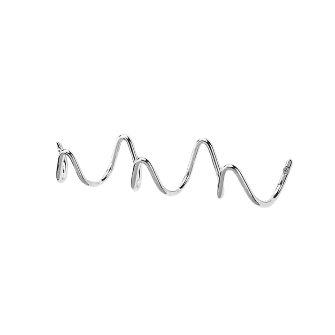 Wrought Iron Wall Coat Rack Wave Design for Hallway, Bedroom and Bathroom