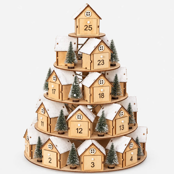 Tiered Village Advent Calendar - Nivosa