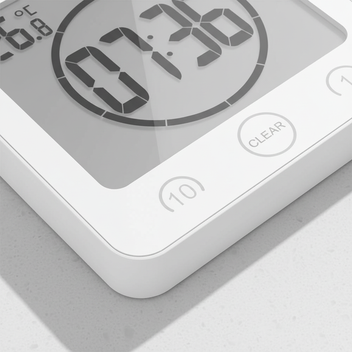 Shower Timer with Suction Cup Mount - SplashClock