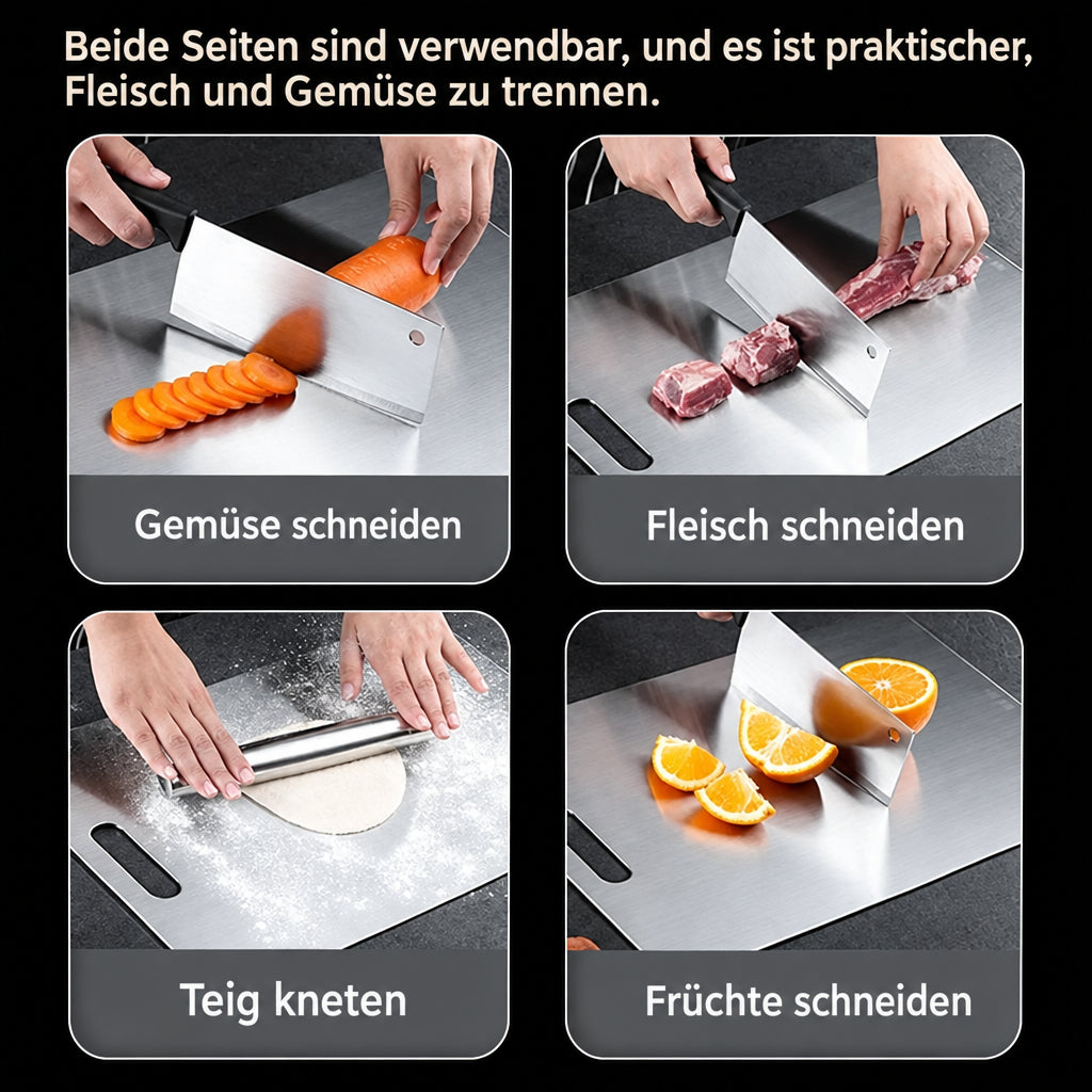 Titanium Kitchen Chopping Board – 316 Grade, Double-Sided