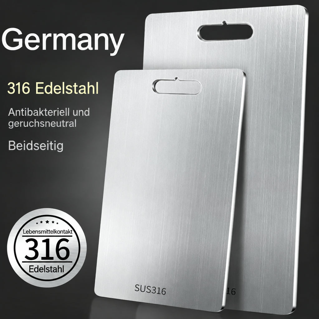 Titanium Kitchen Chopping Board – 316 Grade, Double-Sided