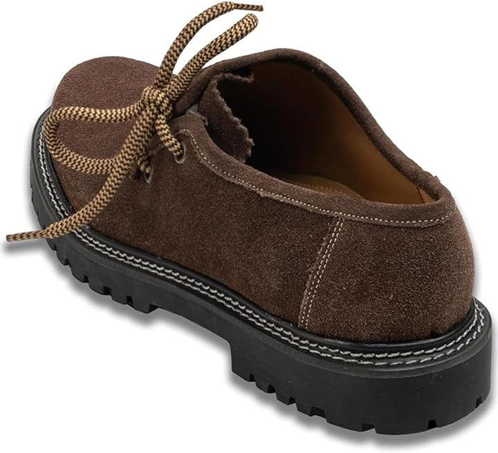 Men's Traditional Suede Haferl Shoes – Oktoberfest 2026
