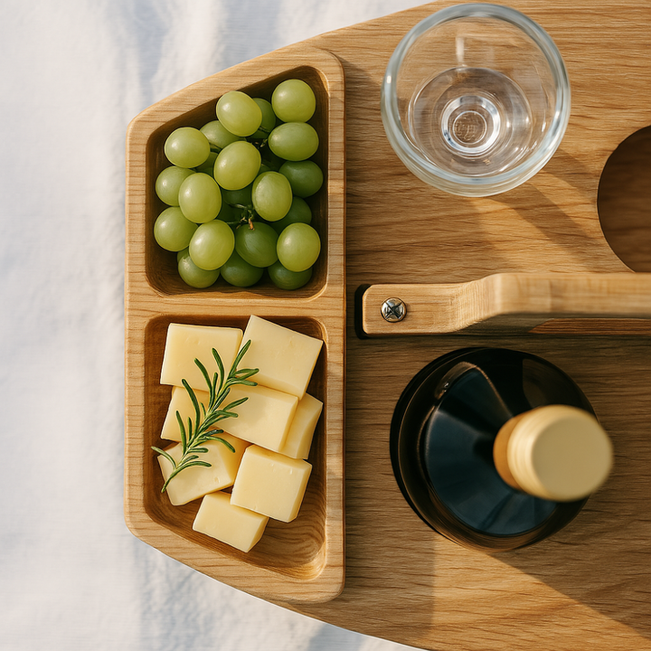 Portable Wooden Picnic Table – WineNest