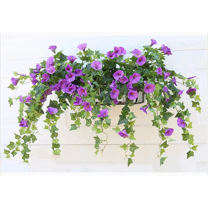 UV-Resistant Artificial Morning Glory Stem – Light-Resistant, Low-Maintenance Artificial Flowers