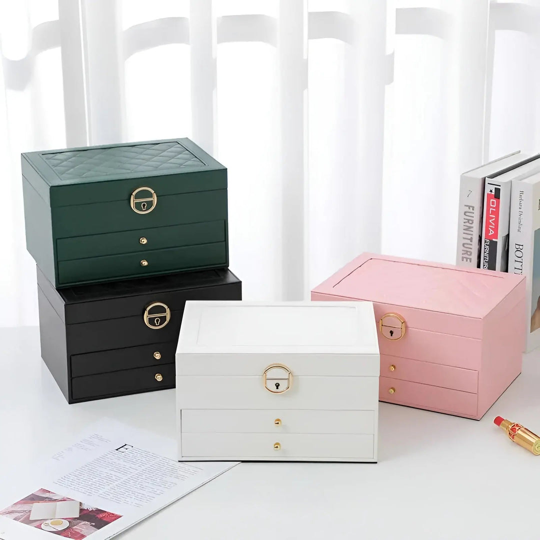 Luxury Multi-Layer Jewellery Box – Elegant, Sustainable Organiser