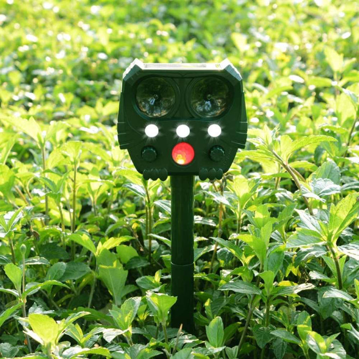 Solar Ultrasonic Pest Repeller for Gardens