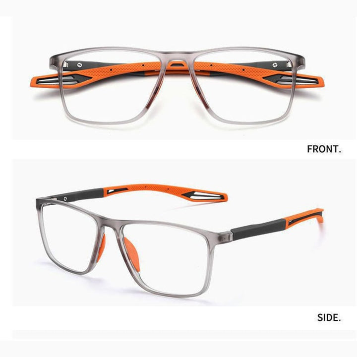 Unisex multifocal reading glasses with modern design