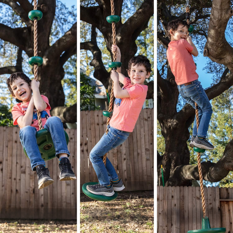Climbing Rope and Garden Swing with Platform – JungleRope