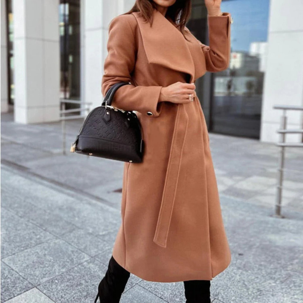 Belted Elegance Coat