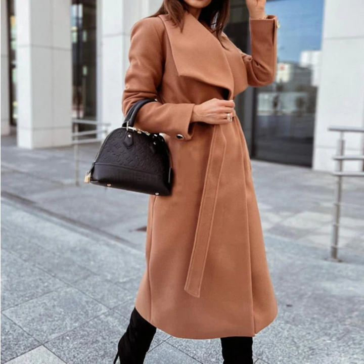 Belted Elegance Coat