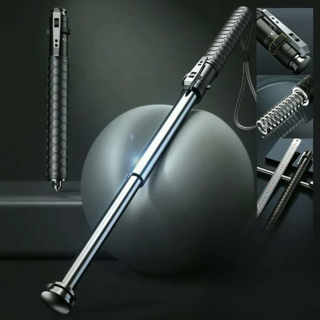 Automatic Self-Defence Walking Stick for Hiking and Urban Safety