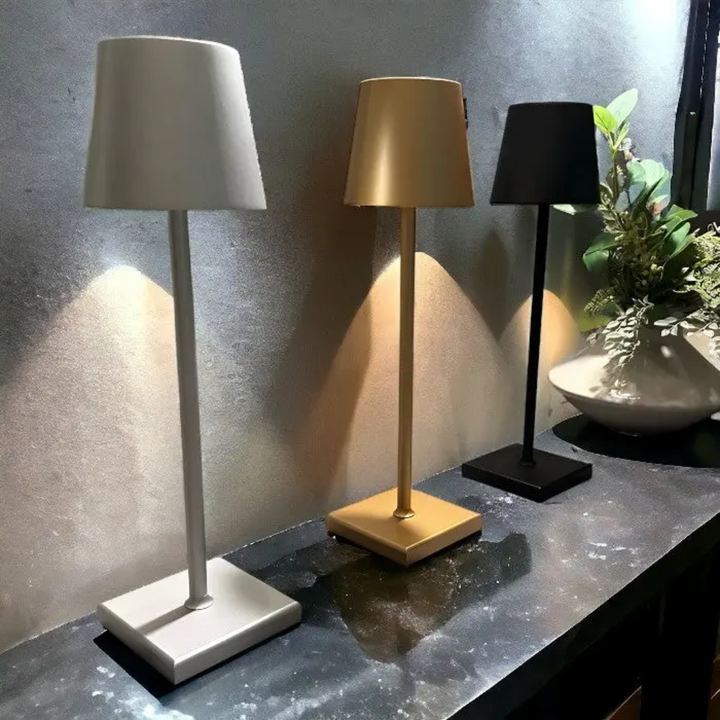 Multifunctional Wireless Rechargeable Table Lamp - NordicAura
