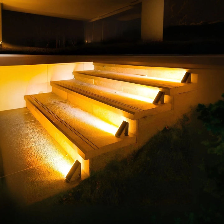 Outdoor Solar Step Lights Waterproof, Durable & Ambient Glow