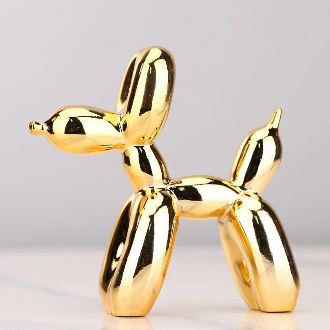 Balloon Dog Sculpture | Banksy Modern Art Decor