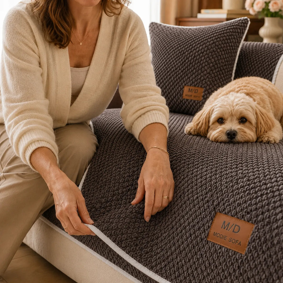Anti-Slip Pet Sofa Cover – Plush Sofa Protector