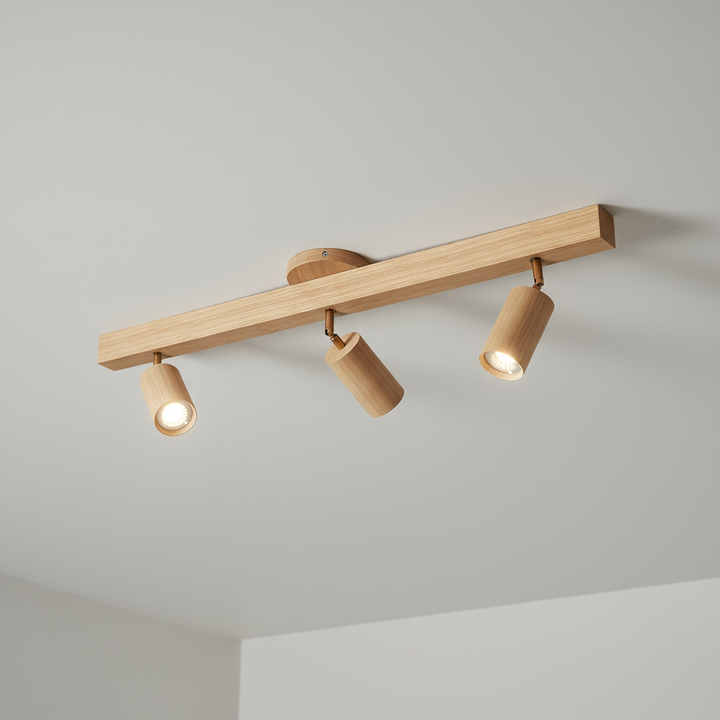 Adjustable Spotlight Wooden - Ecobeam