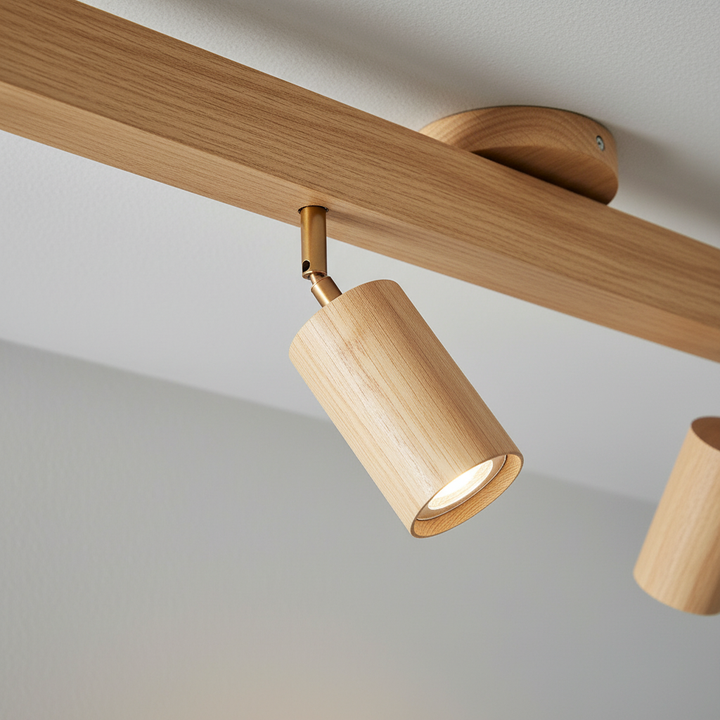 Adjustable Spotlight Wooden - Ecobeam