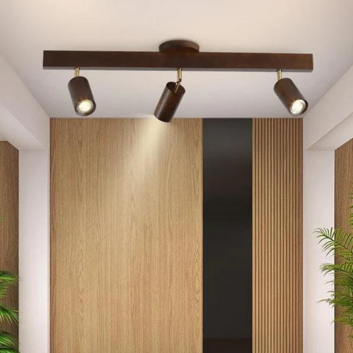 Adjustable Spotlight Wooden - Ecobeam