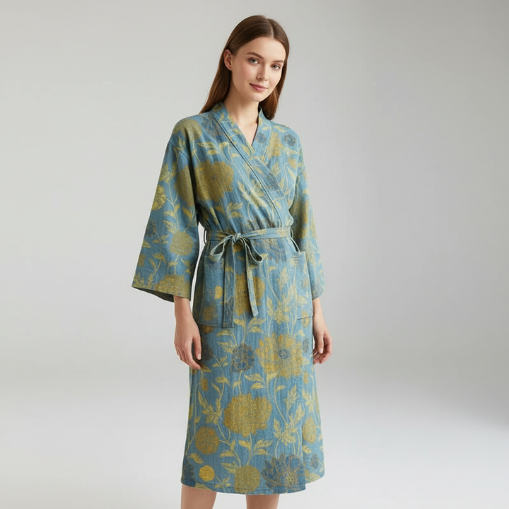 Vibrant Kimono Design - BlossomRobe