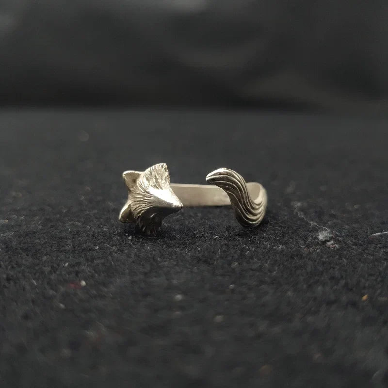 Silver Fox Ring for Women