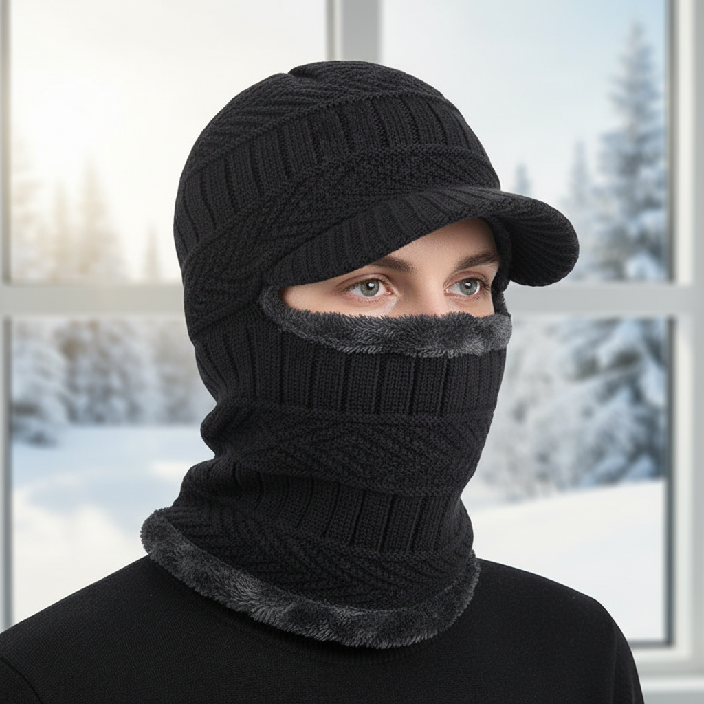 Warm Hat with Face Protection - WinterCap